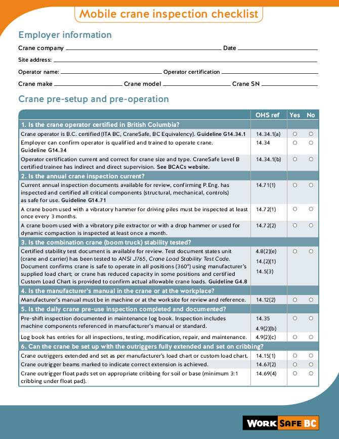 WorkSafeBC Resources