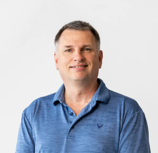 Jeff Gorham's portrait.