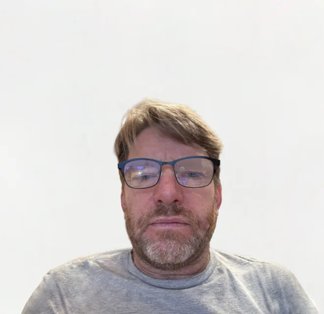 Robert Evans' portrait.