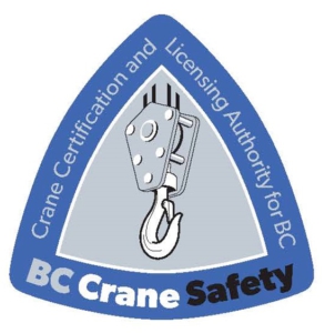 bc crane safety hard hat sticker